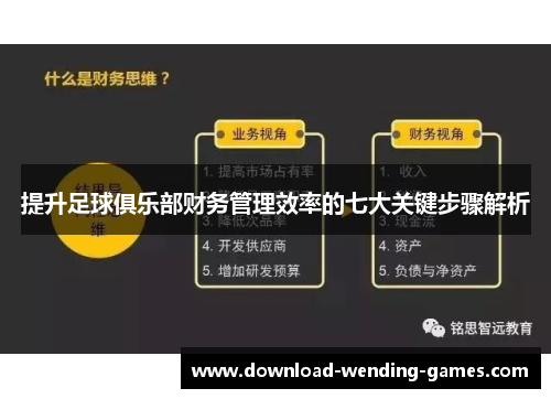 提升足球俱乐部财务管理效率的七大关键步骤解析