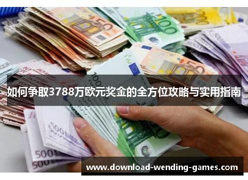 如何争取3788万欧元奖金的全方位攻略与实用指南