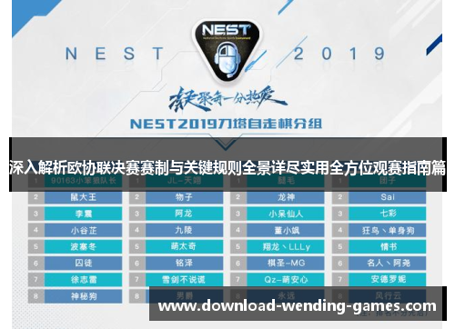 深入解析欧协联决赛赛制与关键规则全景详尽实用全方位观赛指南篇 深入解析欧协联决赛赛制与关键规则全景详尽实用全方位观赛指南篇